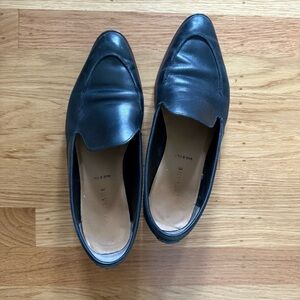 Everlane Black Leather Women's Modern Leather Flats Loafers Size 9.5